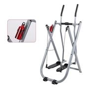 Bicicleta estática elíptica plegable, doble entrenador de aire para entrenamiento cardiovascular en el gimnasio en casa