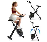 Bicicleta estática Zipro Eclipse X plegable magnética 8 niveles LCD