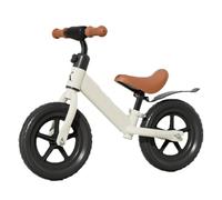 Bicicleta for niños Equilibrio for niños Sin Pedales Ajustable de Dos Ruedas Plasmacar(White,14inch)