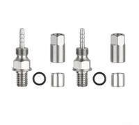 Bicicleta Freno Hidráulico Oliva Y Kit Inserto Para Magura Mt2 Mt Sport Para Ct4 Conexiones De Conexión De Acero Inoxidable 28.5mm 2 Kits Plata