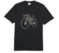 Bicicleta Gravel Equipada bikepacking con Bolsa de Cuadro Comfort Colors Adult Heavyweight T-Shirt