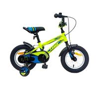 Bicicleta Infantil 12 Pulgadas Casper con Ruedines, Verde, 3 a 5 años | Bicicleta de 12 pulgadas para 3 a 5 años (80-95 cm), con frenos V-Brake, ruedines desmontables y llantas de aluminio.