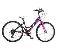 Bicicleta Infantil Airbici Red Moon Lady 24" -18 Velocidades NEGRO