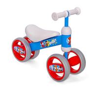 Bicicleta infantil con 4 ruedas para niños a partir de 1 año, diseño de Spiderman Paw Patrol y Stitch, bicicleta de equilibrio para niños y niñas máx. 20 kg (rojo)