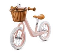 Kinderkraft Rapid 2 Bicicleta Sin Pedales Rapid, Bicicleta De Equilibrio, Partir 3 Años, Sólida, para los Niñas y Niños, Segura, Ajustable, Solo 3.7 kg, Retro, Rosa