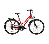 Bicicleta Kross TRANS 5.0 Rojo-plata L (19") 28