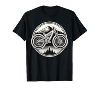 Bicicleta Montaña Montaña Montaña Bosque Aventura Camiseta