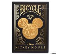 Bicicleta Negra Y Dorada Mickey Mouse Cartas De Juego BICYCLE