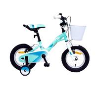 Bicicleta Niña 12 Pulgadas Alice con Cesta y Ruedines, Turquesa | Bicicleta de 12 pulgadas para 3 a 5 años (80-95 cm), con frenos V-Brake, ruedines desmontables y cesta delantera.