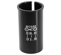 Bicicleta para manguito reductor de tija de sillín, aluminio ligero, compatible con múltiples tamaños para una conducción mejorada (28.6-31.8)