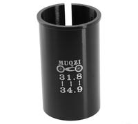 Bicicleta para manguito reductor de tija de sillín, aluminio ligero, compatible con múltiples tamaños para una conducción mejorada (31.8-34.9)