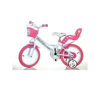 Bicicleta para niña Dino Bikes Hello Kitty Talla 12 - 14 - 16 pulgadas (llanta 14 pulgadas)
