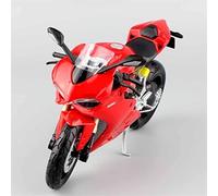 Bicicleta para Niños A Escala 1/12, Modelo De Fundición A Presión, Motocicleta, Réplica, Juguete Metal Rojo para Ducati Panigale R 1199