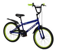 Bicicleta para Niños Huffy Pro Thunder 20 Pulgadas, para 6-11 Años, Azul Ion, Guardia de Cadena Parcial, Manillar Estilo BMX, Frenos de Doble Pinza