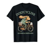 Bicicleta para Perros con Licencia y dispensación de doxiciclina Camiseta