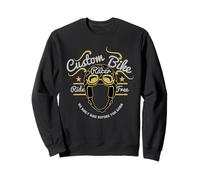 Bicicleta Personalizada Cafe Racer Ride Bicicleta construida Gratis Antes de nacer Sudadera