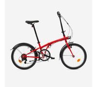 Bicicleta plegable 20 pulgadas 6V Tilt 120 rojo Talla única