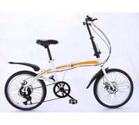 Bicicleta Plegable Cuadro Acero al Carbono, Plegado One-Touch & Capacidad 150kg, Frenos Doble Disco & Neumáticos Antideslizantes, Sistema de Cambios Preciso para Autobús, Metro y Oficina (Negro/Gris/B