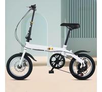 Bicicleta Plegable para Adultos, De Velocidad Variable, Ligera Y Portátil, para Estudiantes Y Personas Que Viajan Diariamente Al Trabajo, De 12, 14 Y 16 Pulgadas B,16
