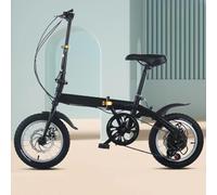 Bicicleta Plegable para Adultos, De Velocidad Variable, Ligera Y Portátil, para Estudiantes Y Personas Que Viajan Diariamente Al Trabajo, De 12, 14 Y 16 Pulgadas A,14