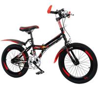 Bicicleta plegable para niños, marco de acero de alto carbono, 22/24 pulgadas, bicicleta de montaña para niños y niñas, bicicleta de estudiante