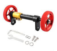 Bicicleta plegable para ruedas fáciles, 12 cm, rollo de rodamiento suave | Construcción de aleación de aluminio, resistente a la corrosión, diseño ligero, ajuste de 100-115 mm, barra extensible