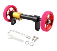 Bicicleta plegable para ruedas fáciles, 12 cm, rollo de rodamiento suave | Construcción de aleación de aluminio, resistente a la corrosión, diseño ligero, ajuste de 100-115 mm, barra extensible