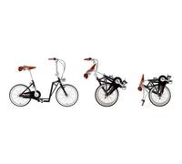 Bicicleta Plegable The-Sliders Metro Black 20" 3 Velocidades