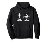 Bicicleta reclinada Your Brother My Brother Bicicleta reclinada Sudadera con Capucha