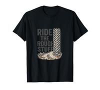 Bicicleta Ride The Rough Stuff Gravel Bike, diseño de Regalo Camiseta