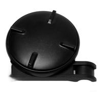 Bicicleta segura para Airtag Shell Twist-Lock Design Secure Bicycle | Almacenamiento discreto, se adapta al arco del asiento, seguro de bloqueo giratorio, acabado negro, seguridad para ciclismo