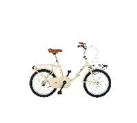 Bicicleta semi plegable Airbici 735 Folding. 20" 1Vel Beige
