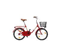 Bicicleta semi plegable Airbici MIA. 20" 1Vel Rojo