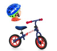 Bicicleta sin pedales - Minibike Azul Molto + Casco Azul MLT