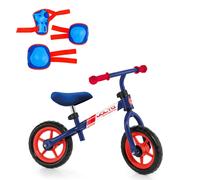 Bicicleta sin pedales - Minibike Azul Molto + Protecciones Azules