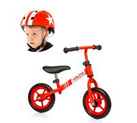 Bicicleta sin pedales Minibike Roja Molto + Casco Rojo Star