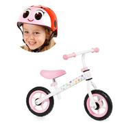 Bicicleta sin pedales Minibike Rosa Molto + Casco Mariquita