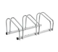Bicicleta Soporte 3 bicicletas Soporte Más Soporte Triple galvanizado suelo/pared montaje