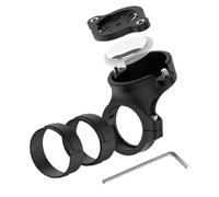 Bicicleta Soporte Compatible con Garmin Varia RVR315/RTL515/Edge 540/840 | /1050/Edge MTB Soporte para Ciclocomputador Garmin GPS con Ranura Para AirTag, [A Prueba de Golpes] [Antideslizante]