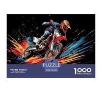 Bicicleta Suciedad 1000 Piezas Impresionante Puzzle A Partir De 14 Años Inteligencia Juguete Entretenimiento Creativo Desafíos Extra Divertidos EduGatoivo 70x50cm/1000pcs