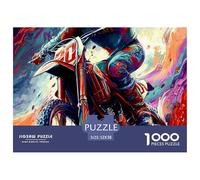 Bicicleta Suciedad Puzzle 1000 Piezas para Entretenimiento Creativo Regalo Diversión Decoración del Rompecabezas Juguetes Desafiantes Adultos Y Niños A Partir De 12 Años 52x38cm/1000pcs
