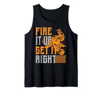 Bicicleta todoterreno Fire It Up Get It High ATV Rider Camiseta sin Mangas