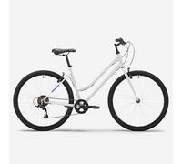 Bicicleta Trekking Cuadro Bajo Expl 50 Gris M