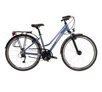 Bicicleta trekking de mujer - Trans 4.0 Kross Azul M
