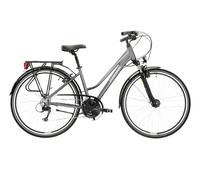 Bicicleta trekking de mujer - Trans 4.0 Kross Grafito L