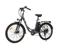 Bicicleta urbana eléctrica Touroll B1 con potente motor, par de 45 Nm, batería de 15,6 Ah, cambio Shimano de 7 velocidades B1 azul
