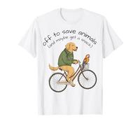 Bicicleta Veterinaria para Salvar Animales Camiseta