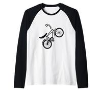 Bicicleta Vintage Banana Seat King of The Cul-Desac con Estampado Retro Camiseta Manga Raglan
