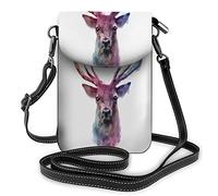 Bicicleta Vintage con Flores Crossbody Teléfono Celular Monedero Paisaje Otoño Floral Árbol LeafWallet Bolso