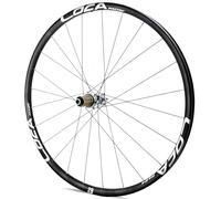 Bicicletas De Carretera 700C Rueda Delantera Freno De Disco Rueda Trasera Eje Pasante 15x100mm/12x142mm Bujes 24H para Cassette De 8/9/10/11/12 Velocidades(Titanium-Silver,Rear)